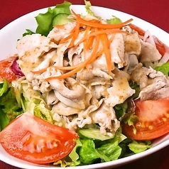 【おすすめ】豚しゃぶサラダ-ゴマドレとポン酢-
