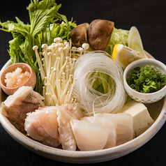 天然活〆クエしゃぶ/クエ鍋の写真