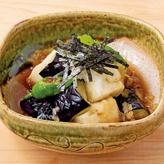 茄子と豆腐の揚げ出汁