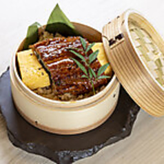 鰻とだし巻き卵の蒸篭ご飯