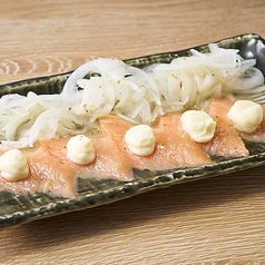 サーモンとマスカルポーネのカルパッチョ