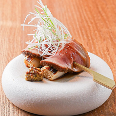 合鴨と焼き葱の写真