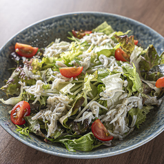 しらすと緑の野菜サラダ