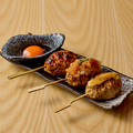 料理メニュー写真&nbsp;鶏つくね3種盛り