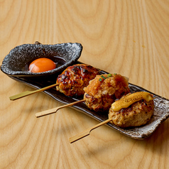 鶏つくね3種盛り
