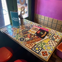 メキシカンタイルを使用したオリジナルテーブル