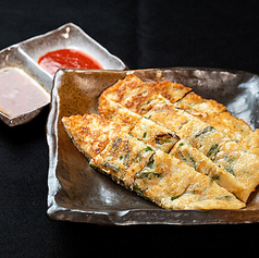 鶏ミンチチヂミ