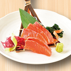 サーモン刺身