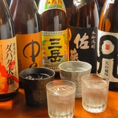 お酒の種類も豊富！ビールはもちろん、日本酒、焼酎など和食に合うものをとりそろえています。コースには2時間飲み放題がついて5000円（税引）～とお得！