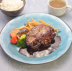 博多和牛のハンバーグランチ(200g デミグラスソース)