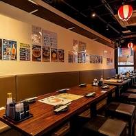 少人数から大人数まで対応可能！貸切も利用可★