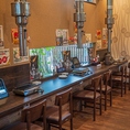 『お一人でもお気軽に！ 』 カウンター席は、おひとりさまでの来店にもぴったりです。