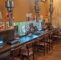 『お一人でもお気軽に！ 』 カウンター席は、おひとりさまでの来店にもぴったりです。