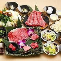焼肉+すき焼きコース7700円(税込)~