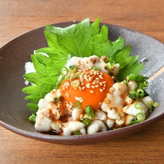 白子炙りユッケ