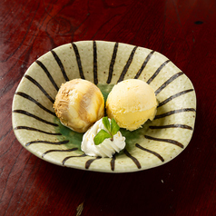 二種のアイスクリーム