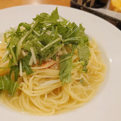 ズワイガニと水菜