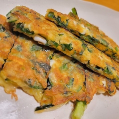 イカとニラのチヂミ