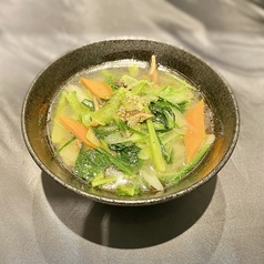 たっぷり野菜の温麺