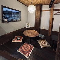 仲間との食事や女子会に◎