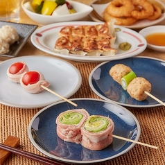 炭火野菜巻き串と餃子　博多うずまき　大船駅前店のコース写真