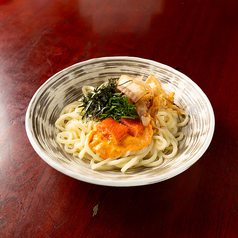 釜揚げ温卵明太うどん