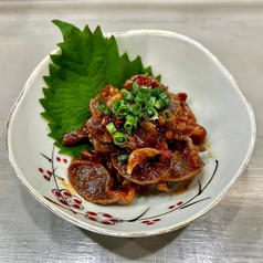 ズリのピリ辛和え