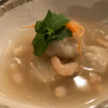 料理メニュー写真 【おすすめ】れんこん葛まんじゅう　海老餡