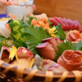 料理メニュー写真 帆立造り 又は 天ぷら