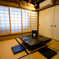 【落ち着いた和の雰囲気】ゆったりとくつろげる空間です