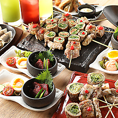 はかた野菜巻き串 きばくもん 栄店のコース写真
