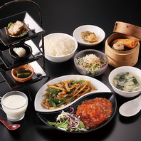 品数豊富なランチメニュー