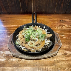せせりのにんにくバター炒め