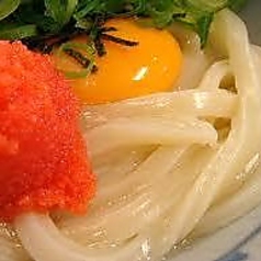 明太釜玉うどん