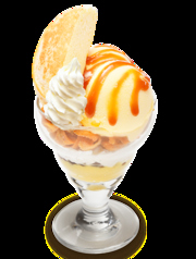 キャラメルプリンパフェ