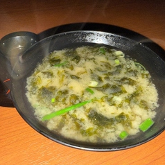 あおさの味噌汁