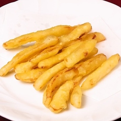 サキイカ天ぷら/カニクリームコロッケ