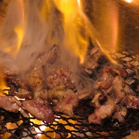 「さつま地鶏」のを炭火で炙った【もも焼き】は格別！