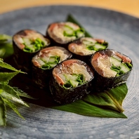 逸品「イワシのあて巻き」と旬の酒肴を味わう贅沢時間