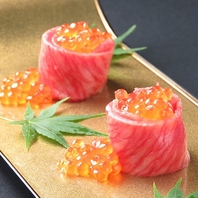 厳選された食材の品々をコースでもご用意しております◎