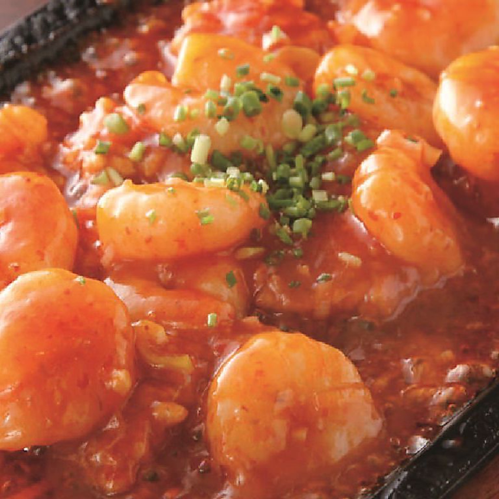 中華の定番！『エビチリ』　プリッとした海老と相性抜群のタレにヤミツキになります！