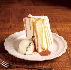 エンゼルフードキャラメルケーキ