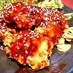 旨辛ヤンニョムチキン/カキフライ-タルタルソース-