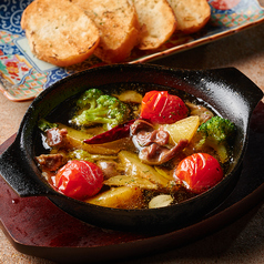 砂肝アヒージョ