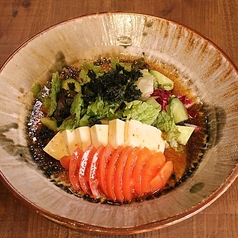 岩のりおぼろ豆腐サラダ