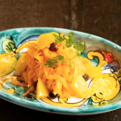 オレンジとクルミのキャロットラペ