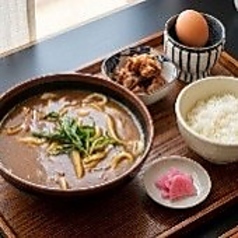 名物　カレーうどん夜定食　