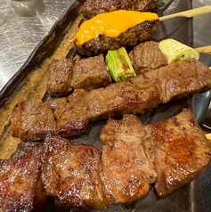 黒毛和牛串 五点盛