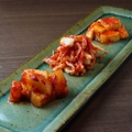 料理メニュー写真&nbsp;キムチ3種盛り（白菜・山芋・カクテキ）