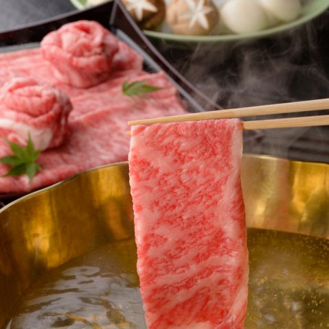 季節を問わず大人気！京都丹波産豚肉のしゃぶしゃぶ宴会コース。※10名様〜ご利用可。の写真